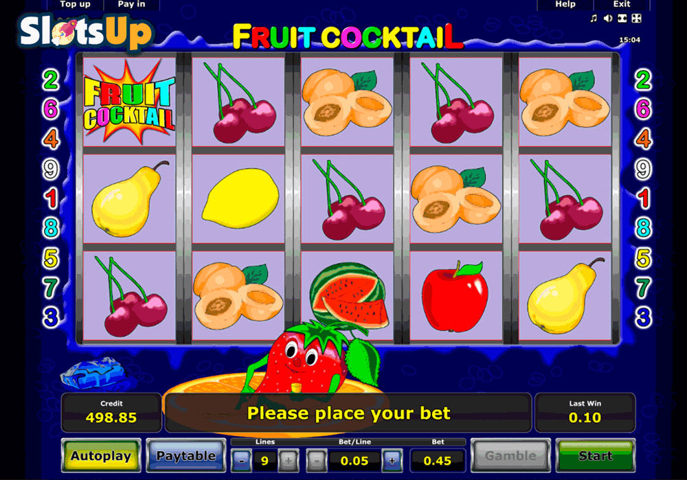 Slot machine fruit